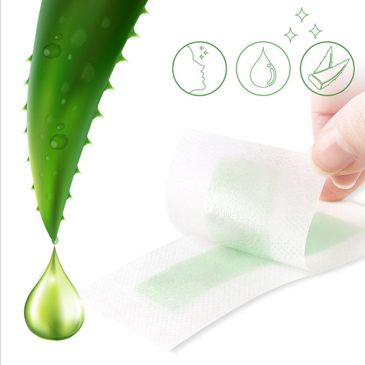 Facial hair removal wax strips